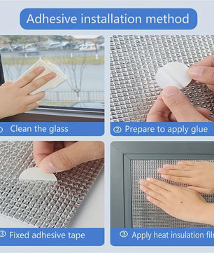 Isolatiemateriaal Rol: 3.5mm Aluminium Folie Dubbelzijdig Reflecterend (50x300cm) - Ideaal voor Ramen, Garagedeuren, Dak & meer