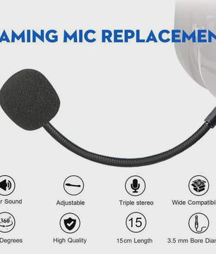 3.5mm Vervangende Gaming Headset Microfoon - Flexibel & Ruisonderdrukkend