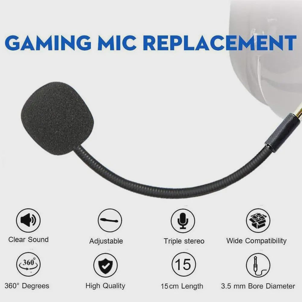 3.5mm Vervangende Gaming Headset Microfoon - Flexibel & Ruisonderdrukkend