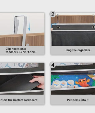 Deur Organizer met 5 Vakken - Hangende Opbergoplossing voor Babykamer, Badkamer, Slaapkamer