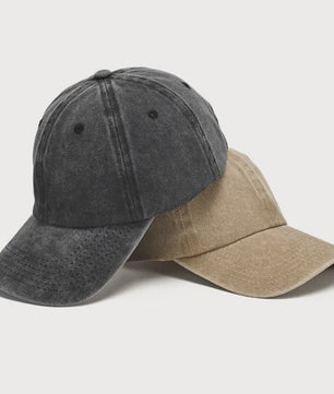 Vintage Washed Denim Baseball Cap - Unisex Snapback Hoed