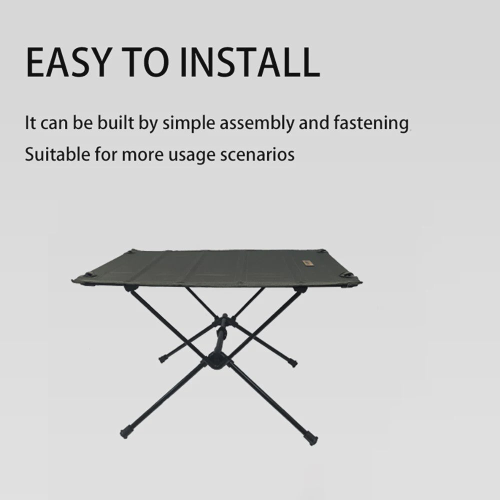 Tarka Opvouwbare Campingtafel - Lichtgewicht Oxford Stof, Draagbaar & Waterdicht