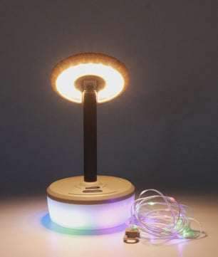 2-in-1 Campinglamp met Sfeervolle Lichtketting - Draagbaar & USB Oplaadbaar