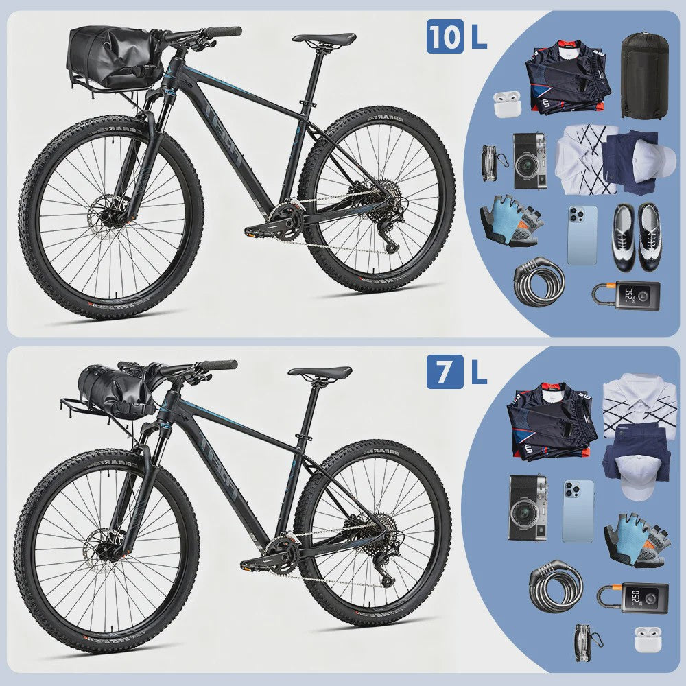 NEWBOLER Fiets Voordrager Bagagerek - Robuust IJzeren MTB Fiets Accessoire met 15kg Draagvermogen
