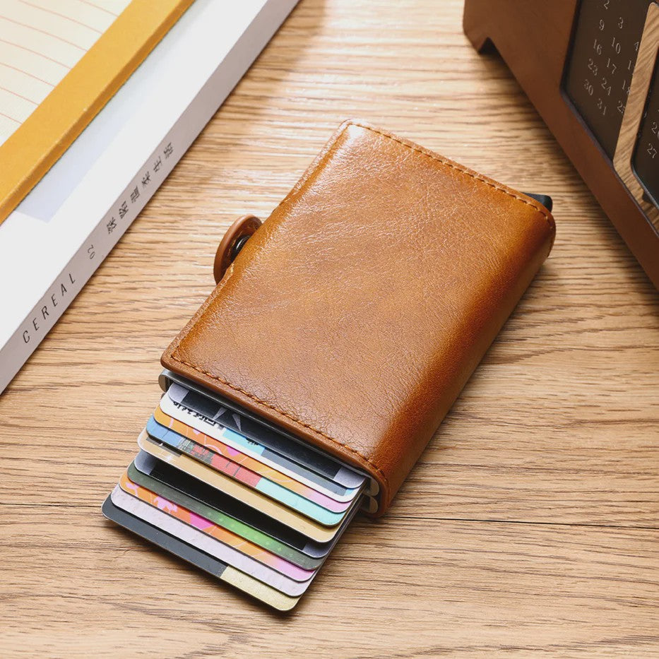 Slimme RFID Card Holder Portemonnee voor Heren - Compact & Veilig