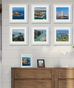 Set van 3 Houten Fotolijsten 25x25 cm - Wanddecoratie & Desktop
