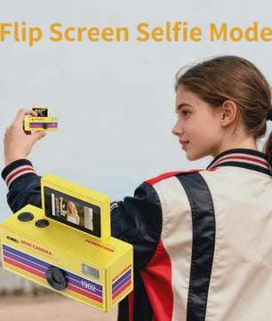Retro Mini Digitale Camera met Sleutelhanger & Flip Screen - 720P Video Recorder