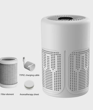 HOMEFISH USB Luchtzuiveraar met Negatieve Ionen - Verwijdert Formaldehyde & Geurtjes