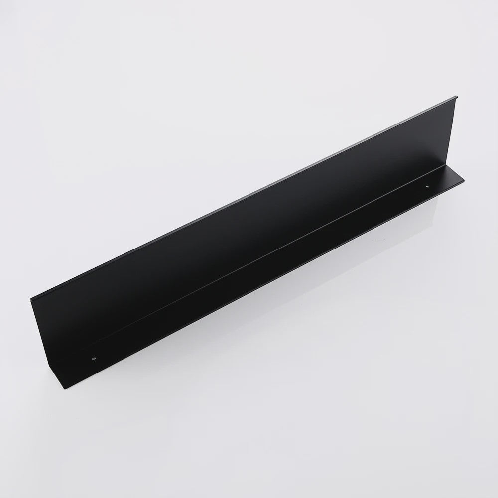 Aluminium Wandrek Zwart/Wit - Enkele Laag - Multifunctioneel voor Badkamer, Keuken & Toilet