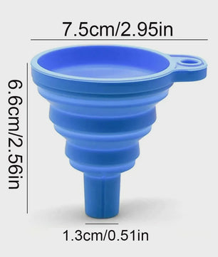 Universele Silicone Opvouwbare Trechter voor Auto Olie en Vloeistof Verversen