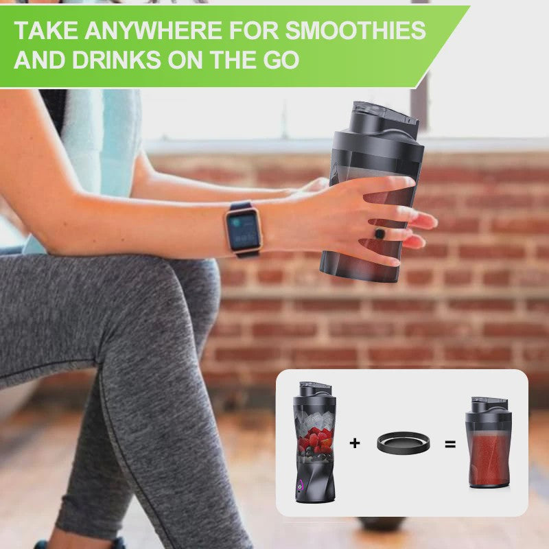 Draagbare Blender & Juicer 700ml - USB Oplaadbaar voor Smoothies, Sappen & Mixen