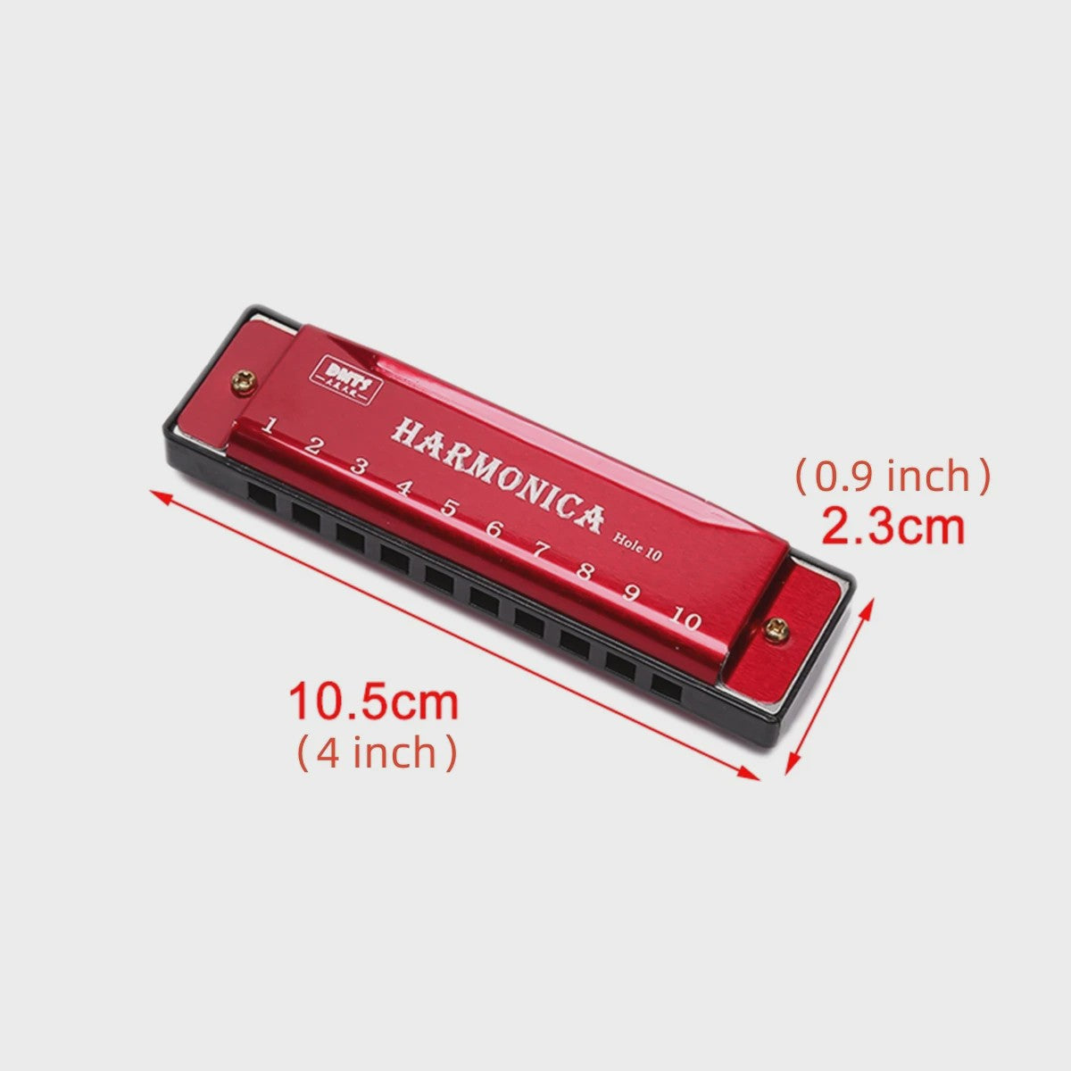 Diatonische C-Harmonica 10 Gaten - Ideaal voor Beginners, Studenten & Kinderen - Inclusief Beschermhoes