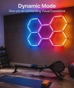 Hexagon LED Verlichting RGB - Dimbare Wandlampen & Plafondlampen voor Gaming, Feest & Garage
