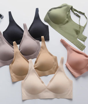 Sexy Seamless Bra Wire Free Brassiere Adjustable Wireless Bras Women Underwear Female Push Up Padded Bralette Lingerie Intimates