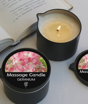 Luxe Massage Olie Kaars - Aromatherapie voor Ontspanning & Huidverzorging
