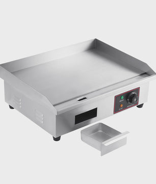 3000W Elektrische Bakplaat - RVS Grillplaat met Lade voor Buiten Koken