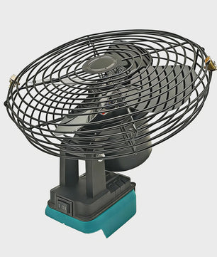 Krachtige 18V Accu Ventilator - Metaal, Camping & Buiten Gebruik - Compatibel met Makita, Dewalt, Milwaukee