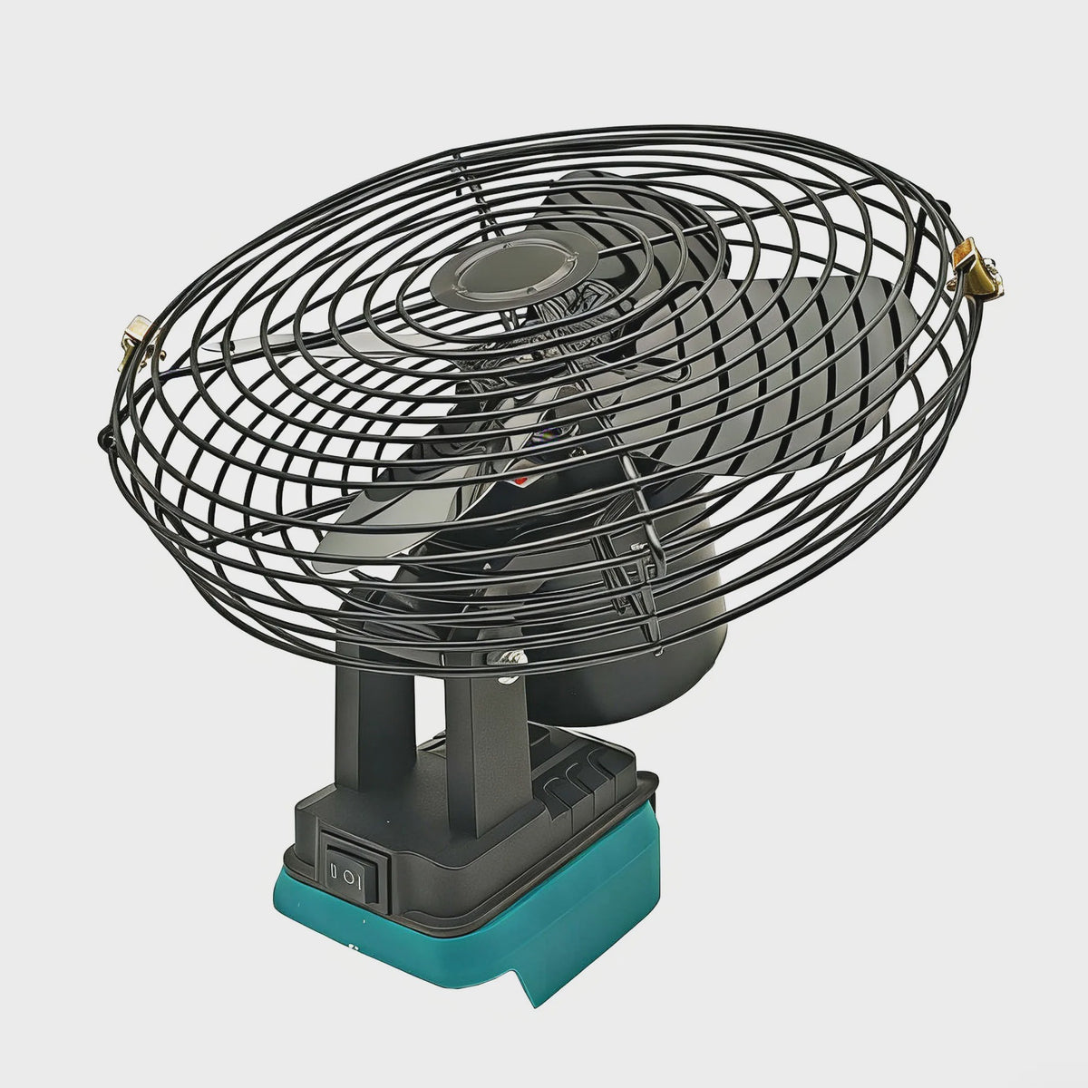 Krachtige 18V Accu Ventilator - Metaal, Camping & Buiten Gebruik - Compatibel met Makita, Dewalt, Milwaukee