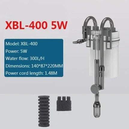 SUNSUN XBL Hang-on Aquarium Filter - Klein, Stil en Efficiënt Extern Filter