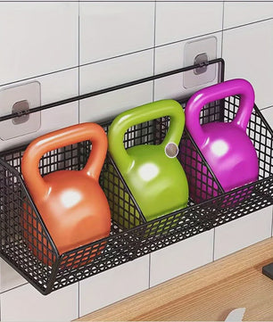 Wandrek Keuken Opbergmand Metaal - Kruiden, Groenten & Meer