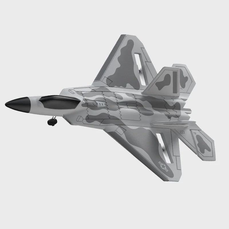 RC Vliegtuig F22 Raptor - Brushless, 4-Kanaals, EPP Schuim, 490mm Spanwijdte, Afstandsbediening Speelgoed voor Volwassenen