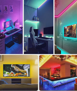 RGB LED Strip Verlichting met 44-toets Afstandsbediening - Flexibel en Sfeervol