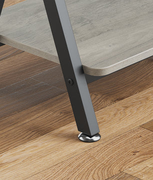 Industriële Console Tafel met Plank - Smal Metalen Frame voor Hal, Woonkamer of Entree