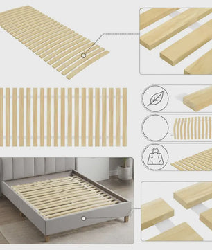 Houten Lattenbodem 80x200cm - Flexibele Latten & Opvouwbaar