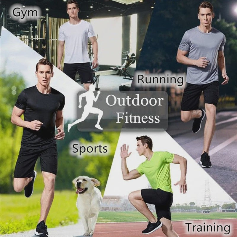 Heren Sneldrogend Sport T-shirt - Ademend & Lichtgewicht voor Training & Hardlopen