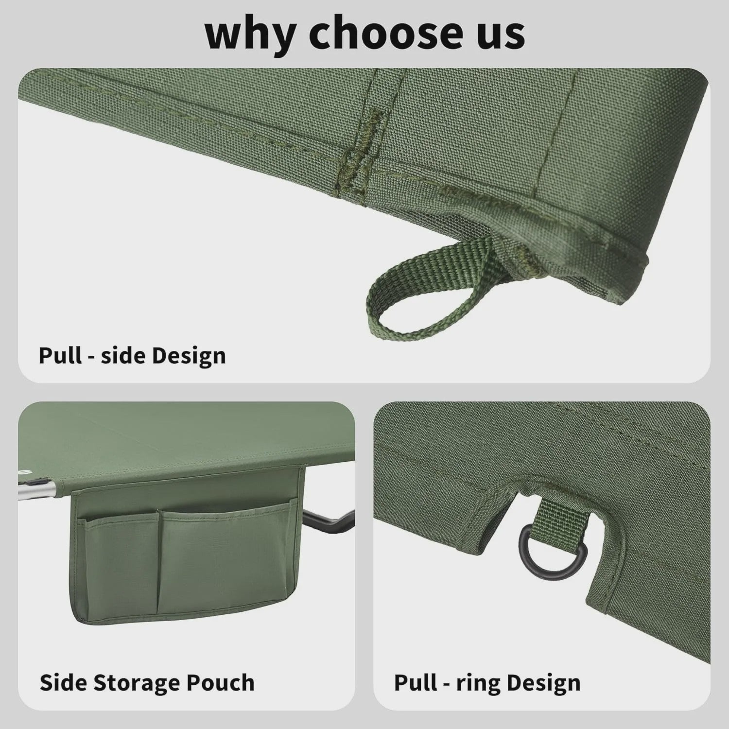 Naturehike Opvouwbaar Campingbed 75cm Breed - Ultralicht en Compact voor Outdoor Avonturen