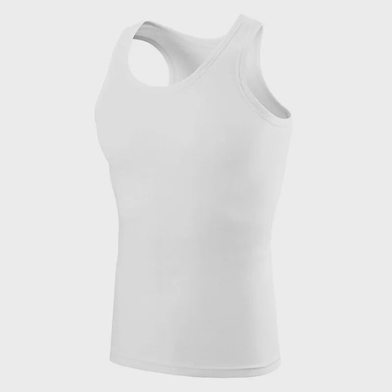 Comfortabel Heren Basic Katoen Tanktop - Slim Fit & Ademend