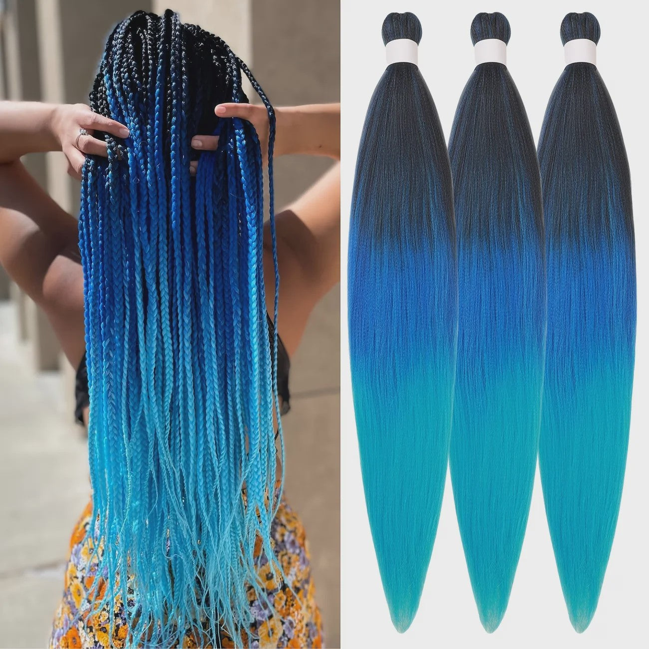 Pre-stretched Braiding Hair 26 Inch - Synthetische Haarverlengingen voor Crochet Braids
