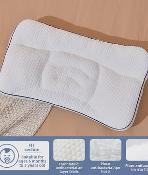 Baby Hoofdkussen met Neksteun - Ergonomisch en Ademend voor Kinderen (1-16 Jaar)