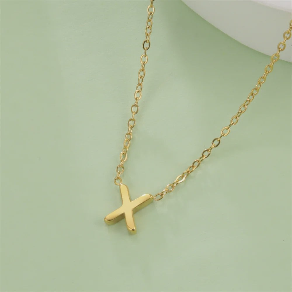 Ketting met Initiaal Letter A-Z - Elegante RVS Hanger Ketting voor Dames