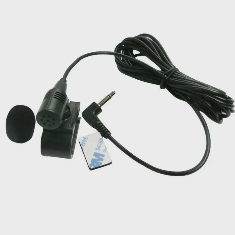 Externe Auto Microfoon met 3.5mm Jack - Clip-on voor Auto DVD Radio & Professionals