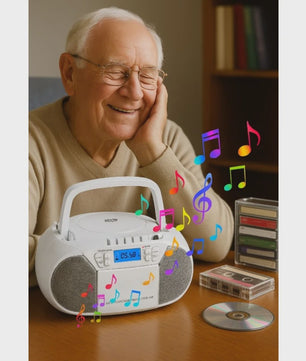 Multifunctionele DVD Speler met Bluetooth, Cassette, USB, Radio en Opnamefunctie