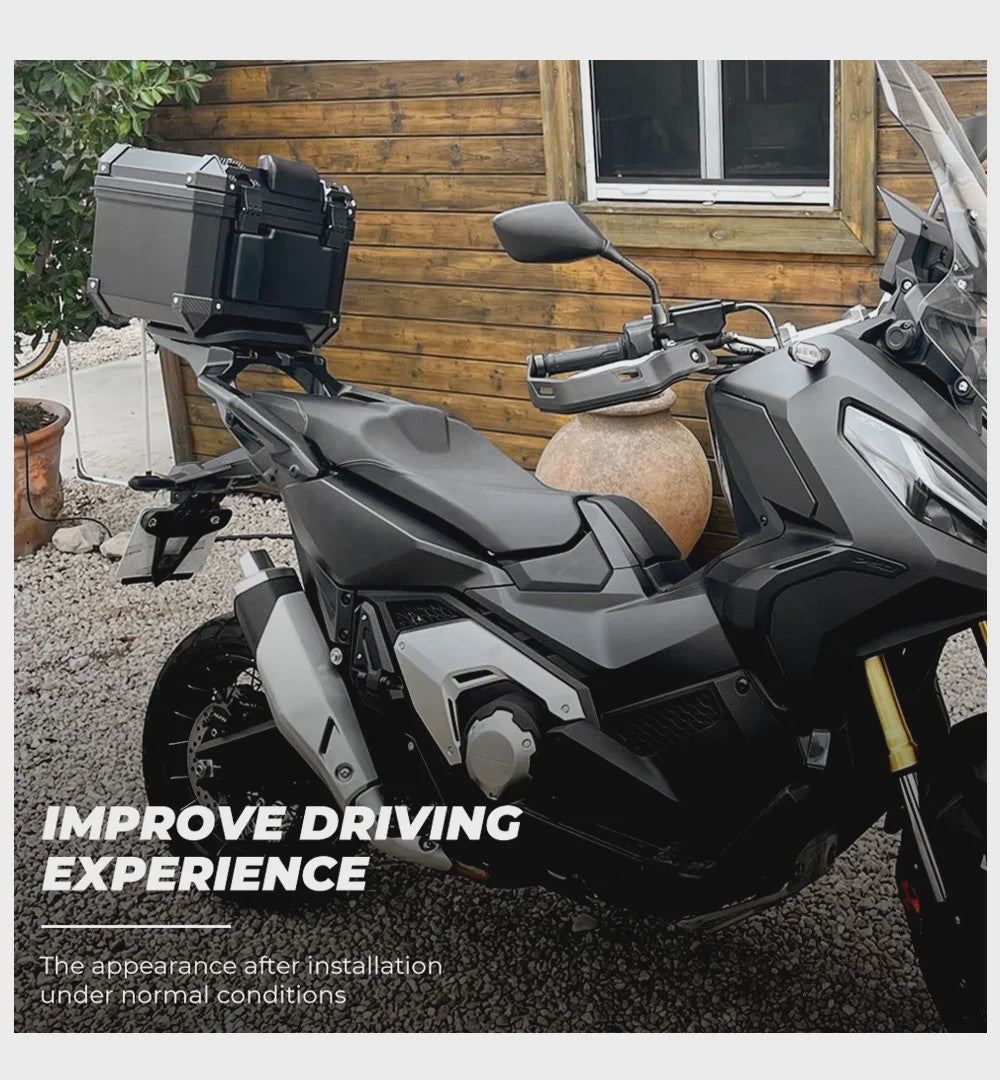 45L Universele Motor Topkoffer - Waterdicht & Schokabsorberend Bagagekoffer met 2 Sleutels