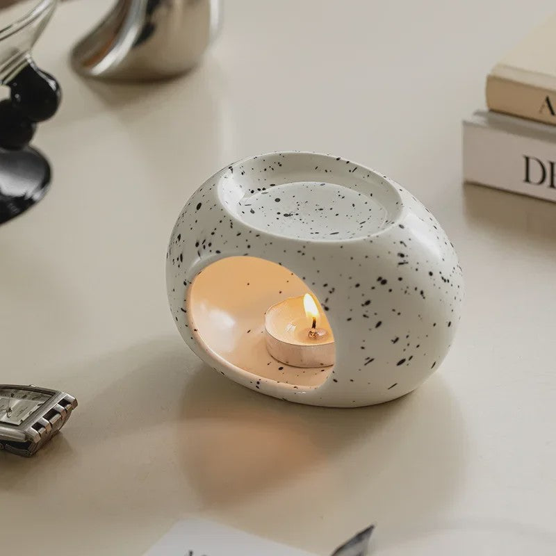 Keramische Aroma Diffuser & Oliebrander - Sfeervolle Geurverspreider voor Huis & Spa