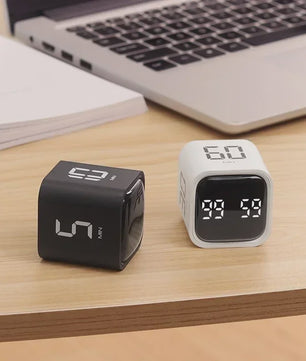 Slimme Kubus Timer met LED Display en Gravity Sensor - Perfect voor Studie, Werk en Koken