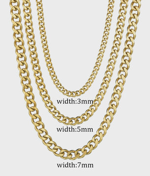 RVS Cuban Link Ketting - Klassiek Punk & Hip-Hop Design voor Heren en Dames