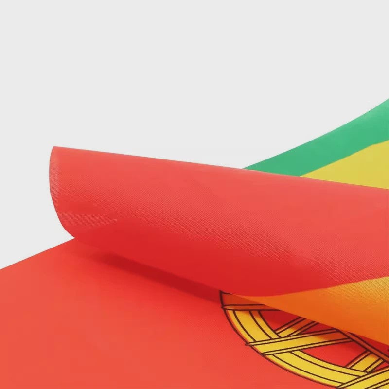 Set van 5 Italiaanse Wapperende Vlaggen op Stok