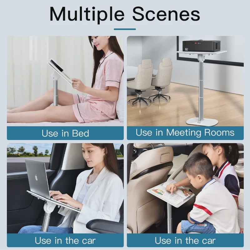 Verstelbare en Opvouwbare Laptopstandaard voor Macbook, Xiaomi & Tablets - Ergonomisch & Koelend