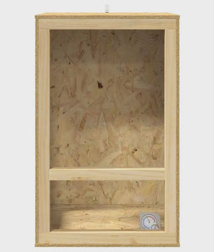 Bruin OSB Terrarium voor Reptielen en Amfibieën - 50x50x80 cm