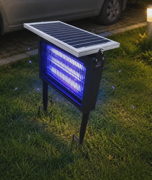 Solar Muggenlamp met UV-licht en USB/Zonne-energie - IPX5 Waterdicht