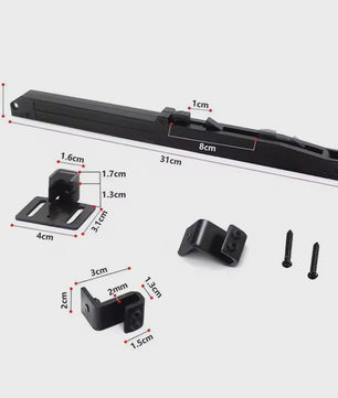 Soft Close Demper Systeem voor Barn Door Schuifdeuren - Vloeiende en Stille Sluiting