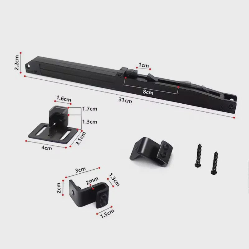 Soft Close Demper Systeem voor Barn Door Schuifdeuren - Vloeiende en Stille Sluiting