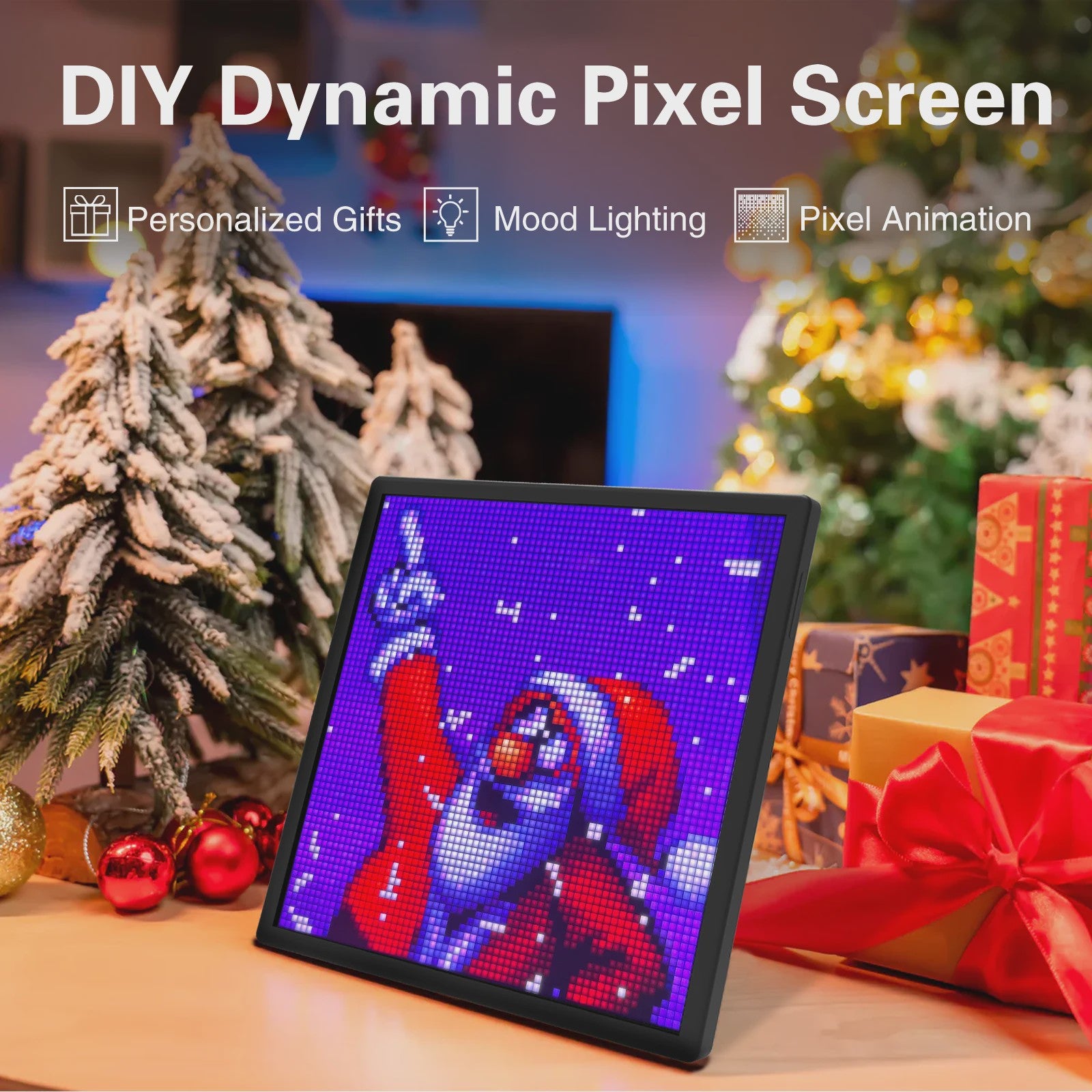 Slimme LED Pixel Matrix Display 64x64 RGB - APP Control & DIY Kunst