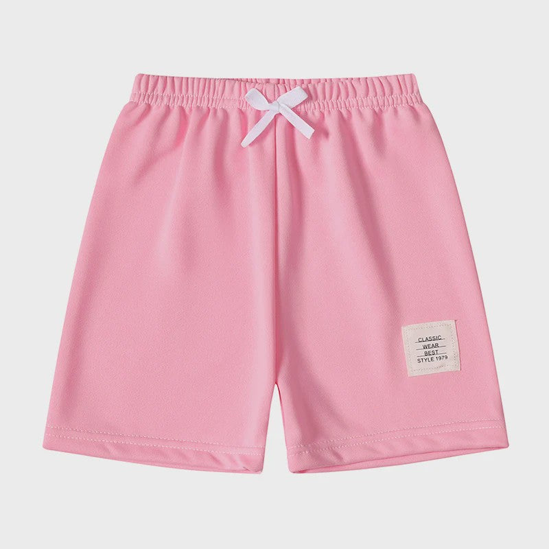 Comfortabele Kinder Shorts met Trekkoord en Elastische Taille - Jongens & Meisjes Casual Broekjes