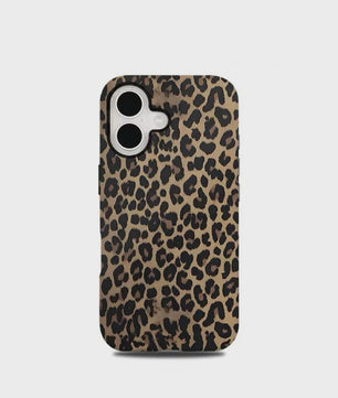 Luxe Leopard Print Hoesje voor iPhone - Dubbellaags Bescherming