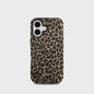 Luxe Leopard Print Hoesje voor iPhone - Dubbellaags Bescherming
